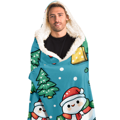 Dear Santa, Define 'nice. Personalized Hooded Blanket