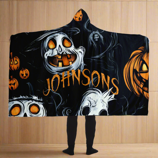 Halloween Personalized Hooded Blanket