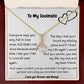 Forever and always love pendant.
