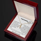 Forever and always love pendant.