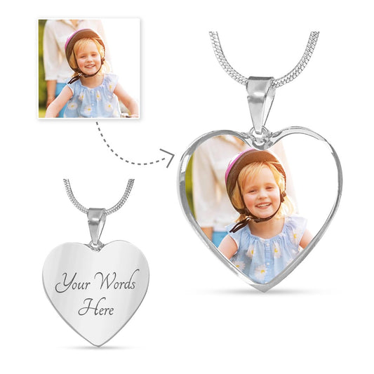 Keep you close to my heart personalized pendant